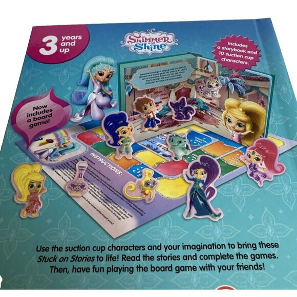 Nickelodeon Shimmer and Shine Game Book and Toy Board Game for Kids, Brand New! - Picture 2 of 9